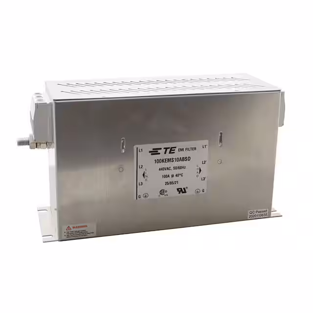 100KEMS10ABSD TE Connectivity Corcom Filters  Power Line Filter Modules